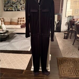 BCBG Black Zippered Jumpsuit